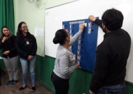 Alunos Pedagogia em Atividade com o EJA do Colégio Pelotense