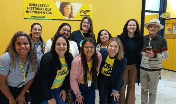 ENADE 2025 - POLO GUAÍBA recebendo a visita das Coordenadoras Uniasselvi